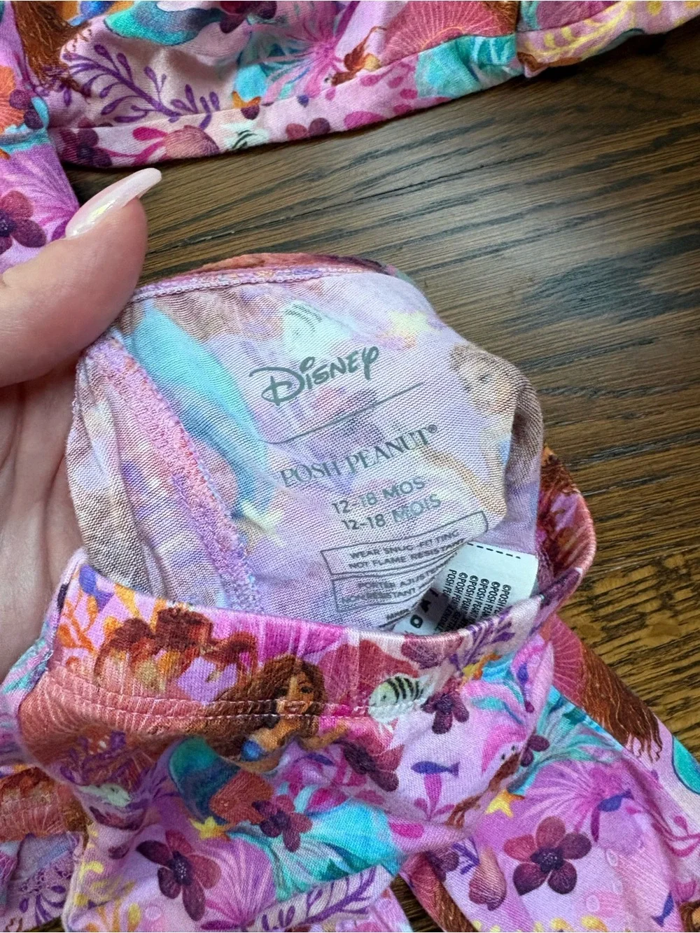 Posh Peanut Little Mermaid classic Pajama Set